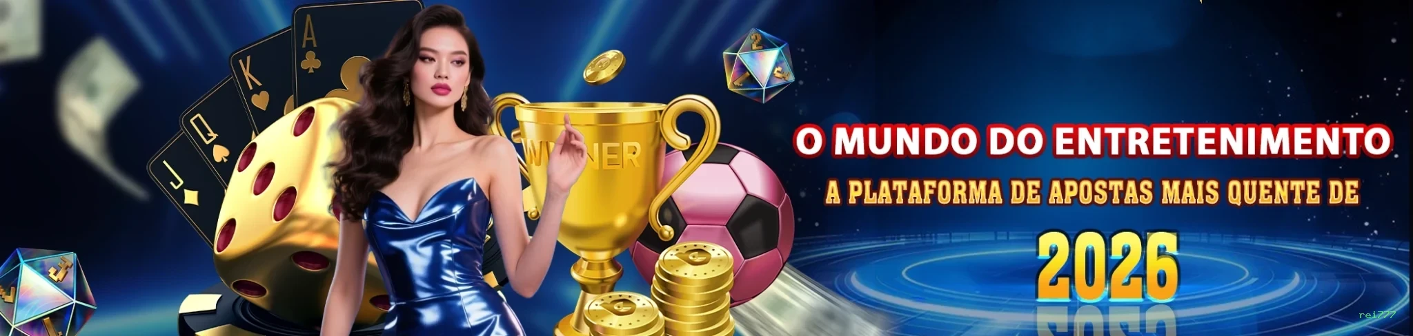 Imagem promocional dos jogos de lottery da rei777